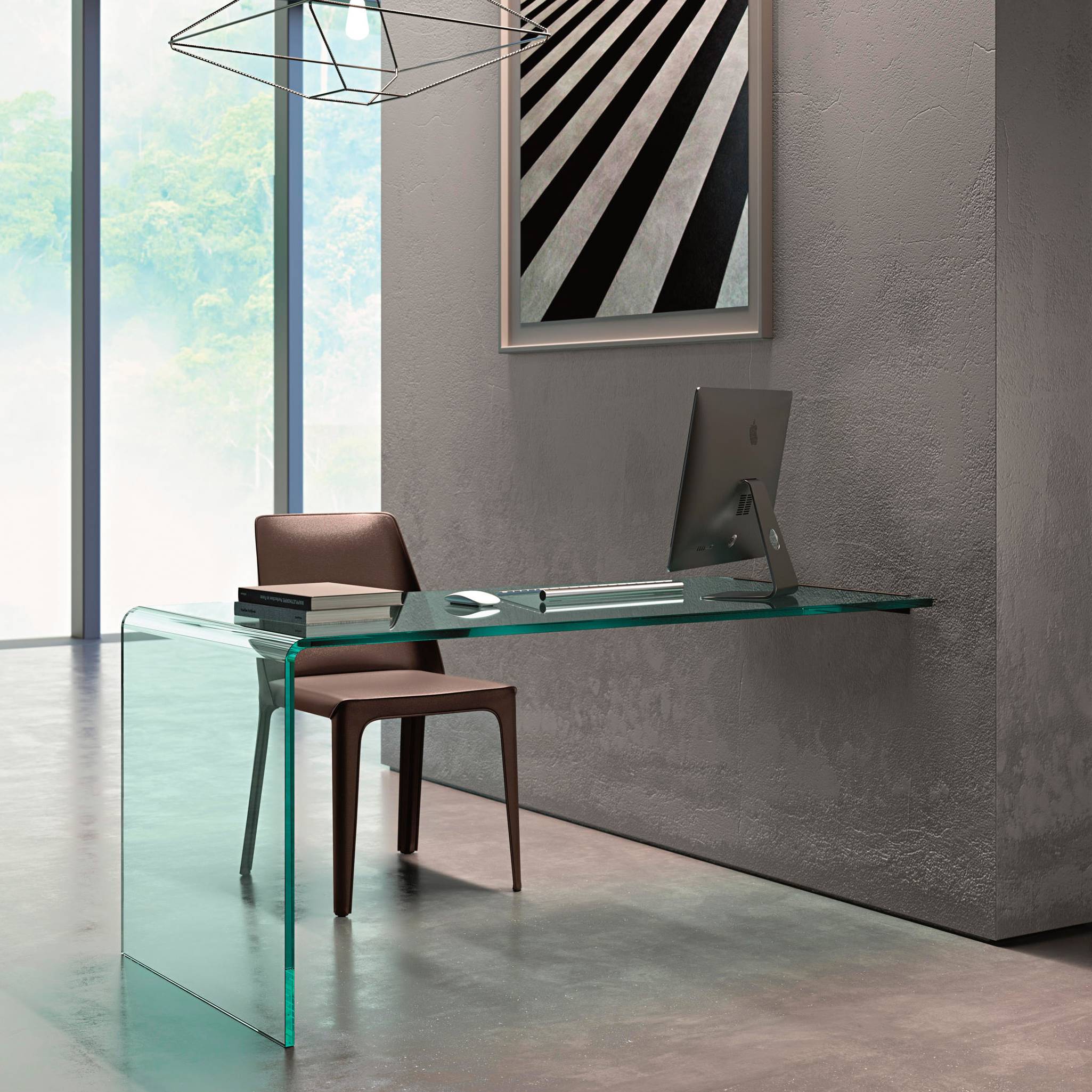 Rialto L wall mounted home office by Fiam 001