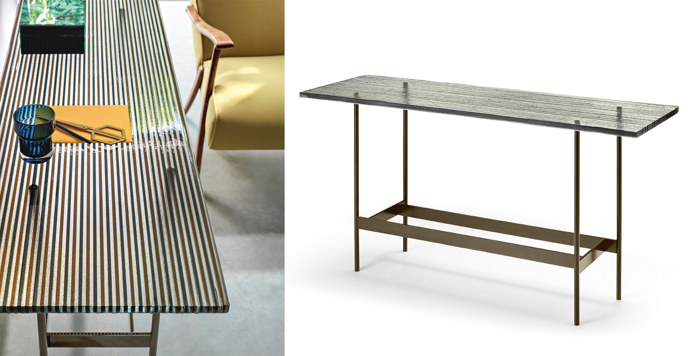 Waves console by Fiam