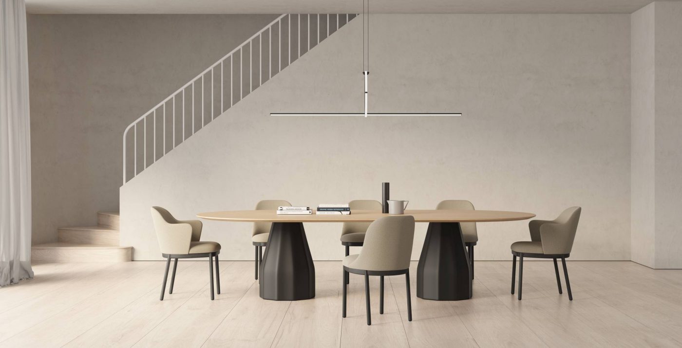 BURIN Table by Viccarbe