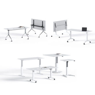 PIEGO, CHIUDO, SEGUO TABLES by LAS